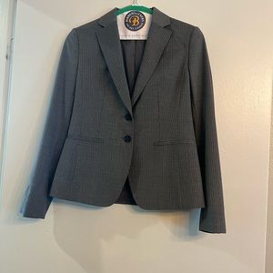 Ann Taylor Gray Wool Skirtsuit